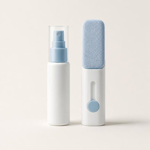 Kit ClairDesk de nettoyage d'écran : vaporisateur et tampon microfibre